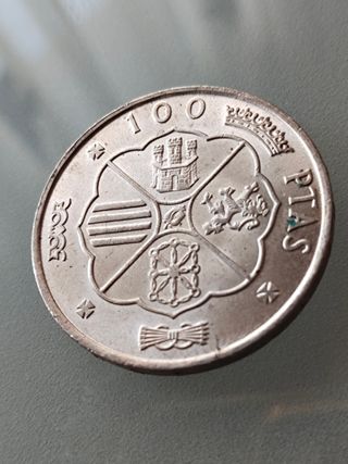 100 Pesetas Plata 1966*66 Franco