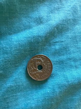 Moneda 50 Céntimos Peseta 1949