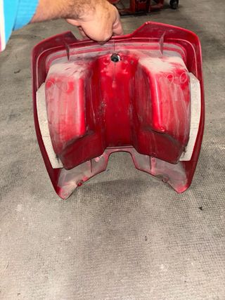 Buzón Scoopy 75 Rojo