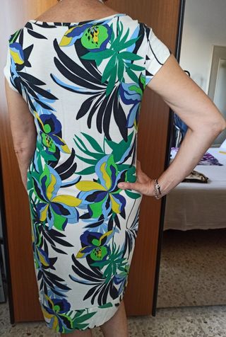 Vestito estivo donna fantasia floreale taglia L