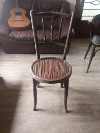 6 Sillas de madera antiguas