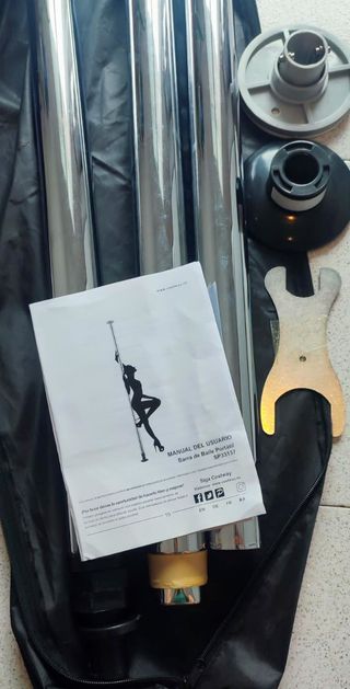 Barra Pole Dance Costway 50mm Poco Uso