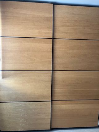 Paneles correderos IKEA madera
