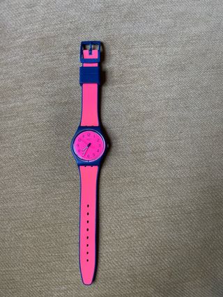 Reloj Swatch Azul y Rosa