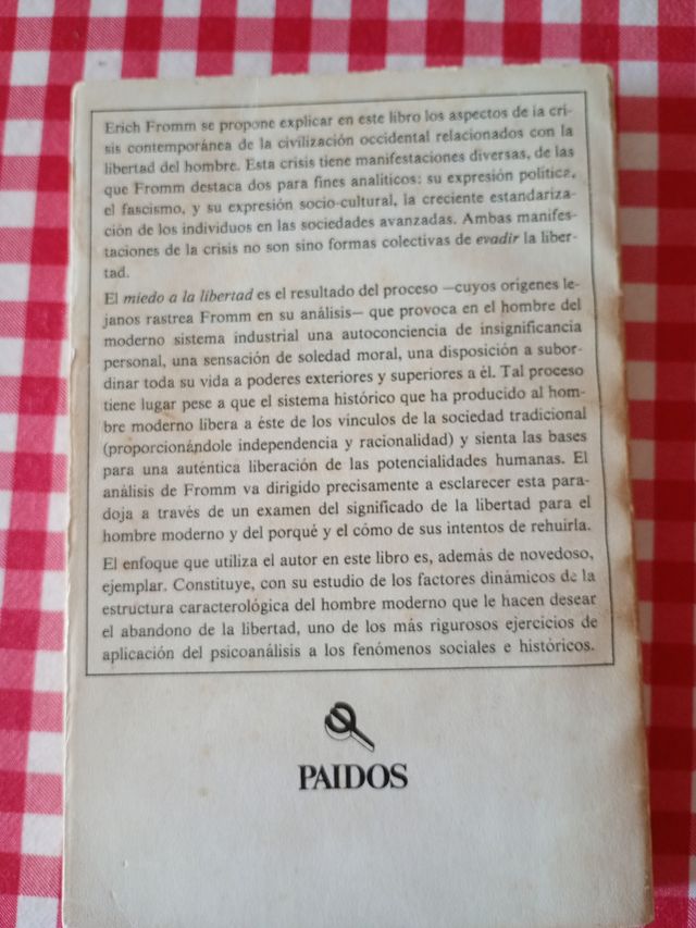 El miedo a la libertad