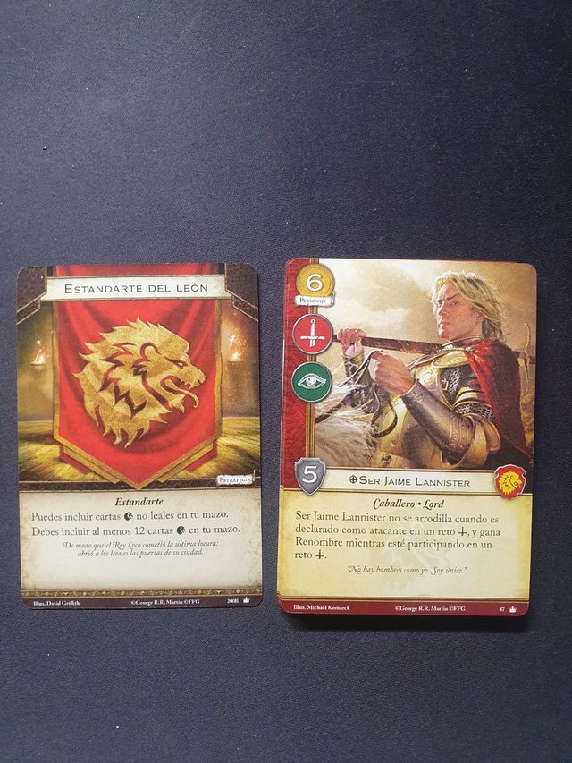 80 Cartas Juego Tronos GOT LCG