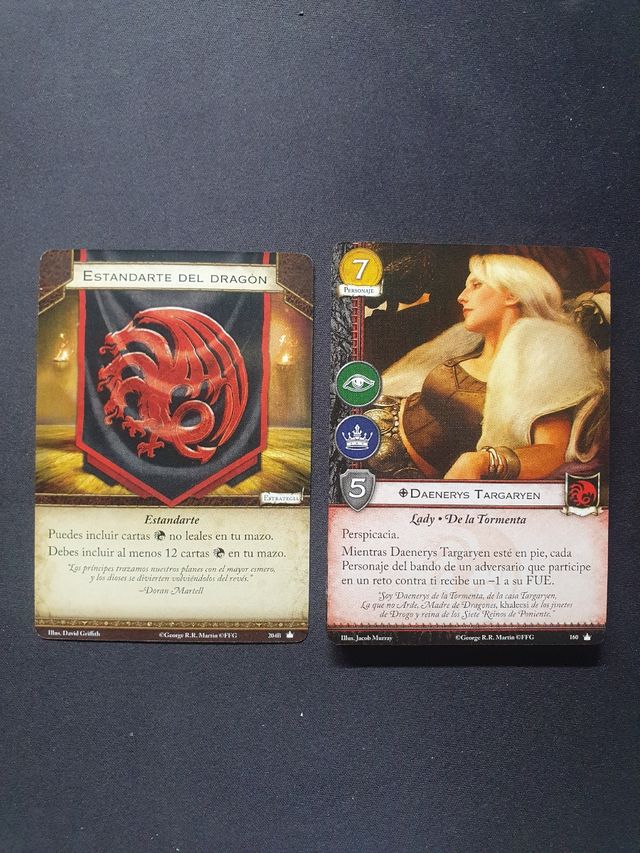 80 Cartas Juego Tronos GOT LCG