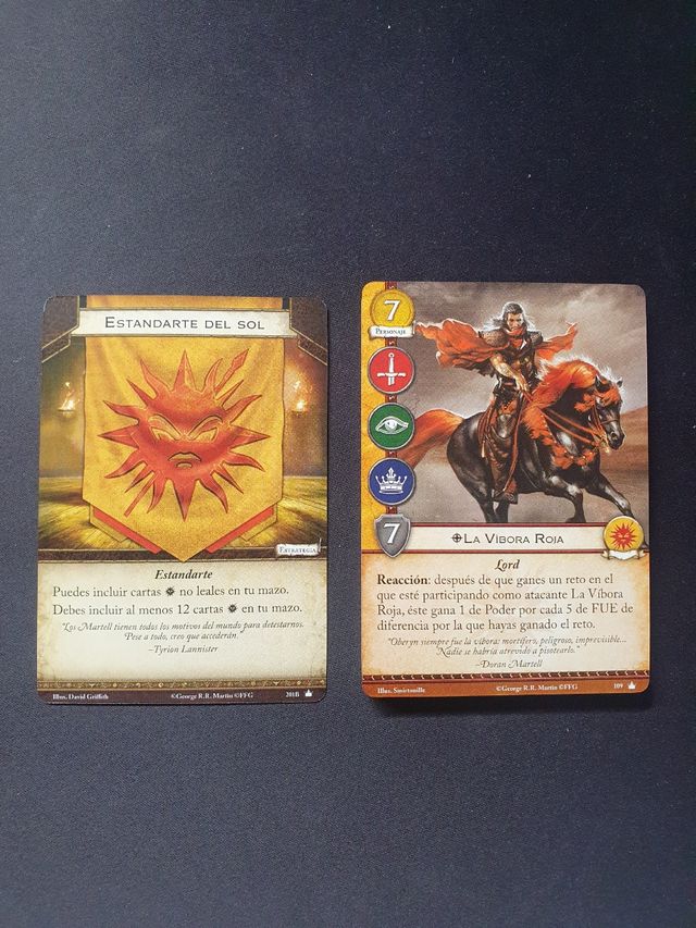 80 Cartas Juego Tronos GOT LCG