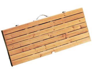 Mesa de camping plegable con 4 asientos