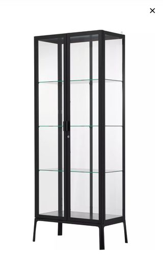 Vitrina Ikea MILSBO Negra