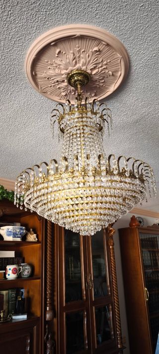 Lámpara de araña de cristal strass