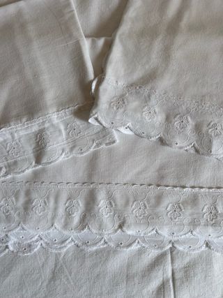 Set lenzuolo matrimoniale + 2 federe 100% cotone 