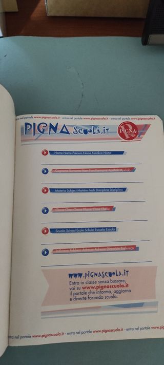 Quaderno e accessori