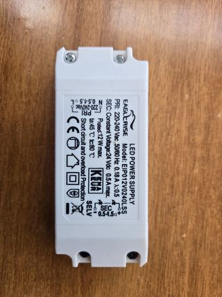 Alimentatore LED 12W 24VDC Eaglerise