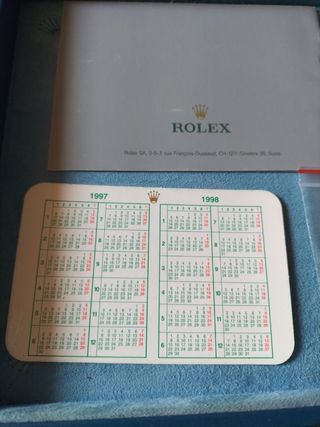 Tris accessori Rolex