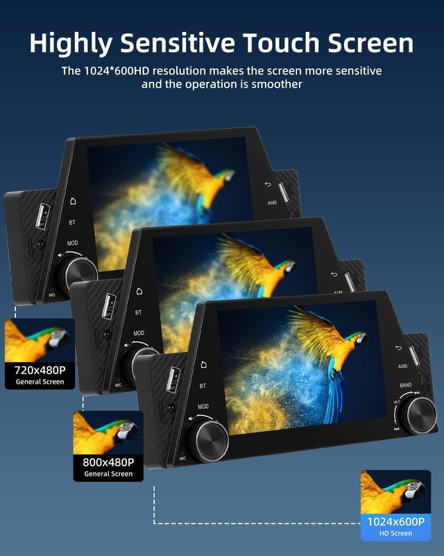 NOVITÀ - Radio Carplay 1 DIN + fotocamera posteriore