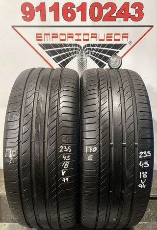 235 45 18 V CONTINENTAL RUEDA AL 90% DE VIDA UTIL