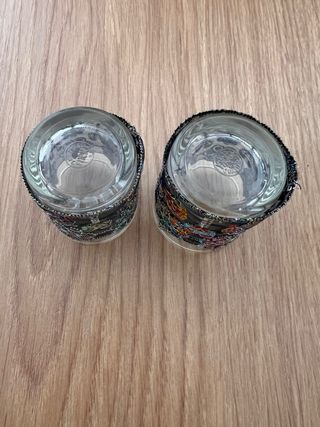 JUEGO DE 4 PORTAVELAS
