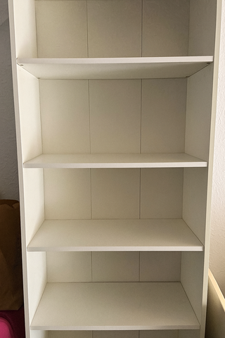 Estantería blanca 5 baldas