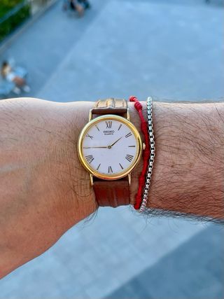 Reloj Seiko Classic Quartz Vintage GOLD *Año 1990*