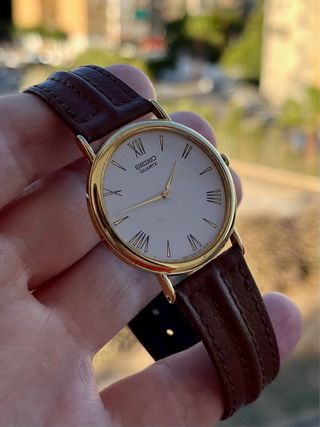 Reloj Seiko Classic Quartz Vintage GOLD *Año 1990*