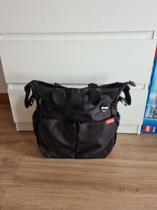Bolso para carrito de bebé negro