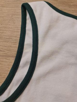 Top tirantes Von Dutch Ashley S, Blanca y Verde