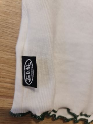 Top tirantes Von Dutch Ashley S, Blanca y Verde