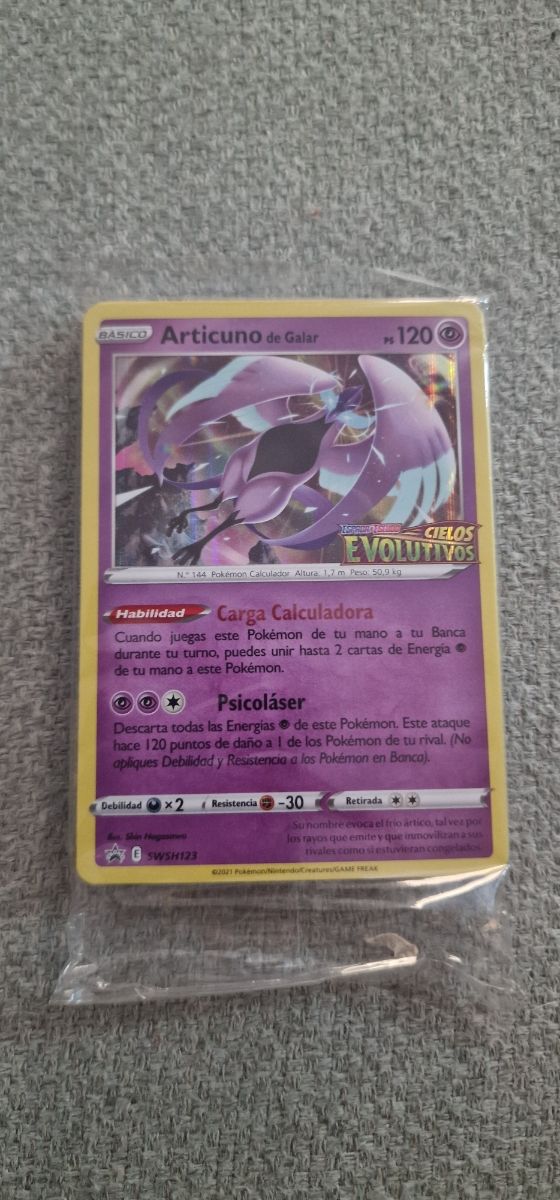 Articuno de Galar Set Presentación