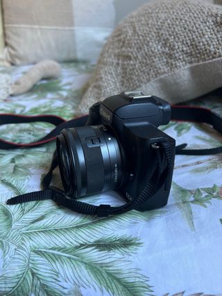 Cámara Canon EOS M50 Mark II BK + EF-M 15-45