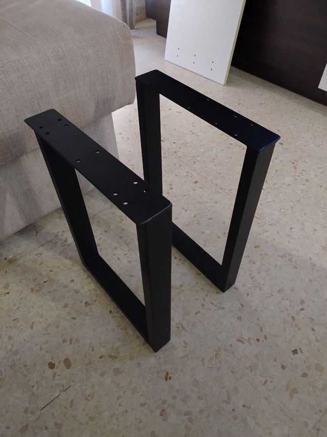 Patas para mesa baja metálicas 