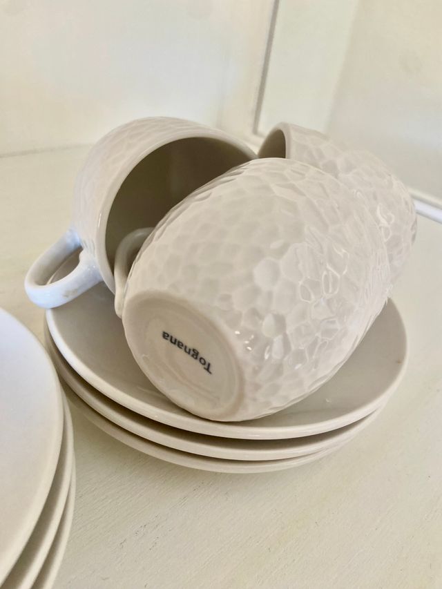 Set 6 Tazas y Platillos Café Tognana