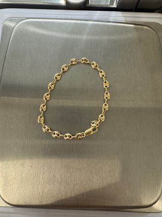 Pulsera Oro 18k Tejido Calabrote