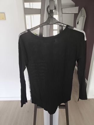 Camiseta manga larga con estampado óptico