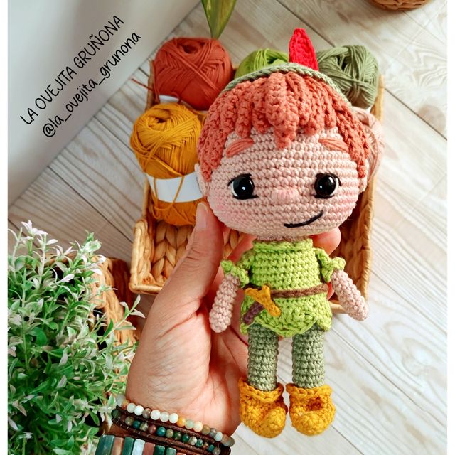 Peter Pan Amigurumi Tejido