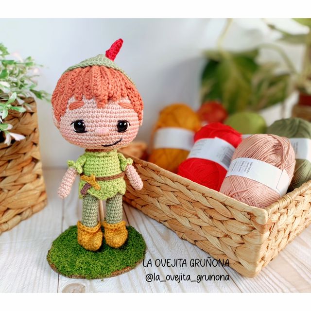 Peter Pan Amigurumi Tejido
