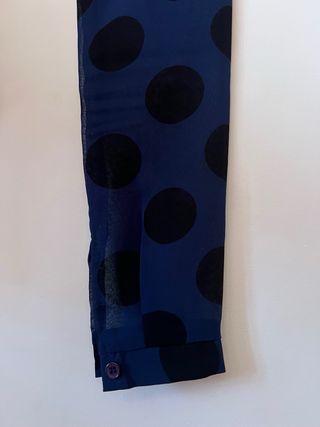 Camisa Compañía Fantástica Lunares Azul Talla XS