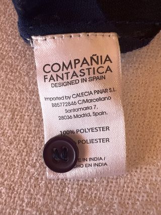 Camisa Compañía Fantástica Lunares Azul Talla XS