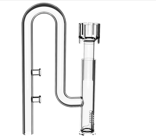 Pieza de acuario de cristal