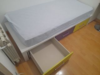 Cama nido Kibuk 2x0.90m con 3 cajones