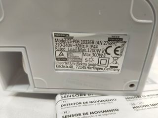 Detector Movimiento Powerfix Profi IP44
