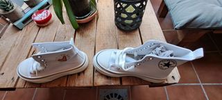 Converse All Star Blancas Plataforma