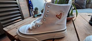 Converse All Star Blancas Plataforma