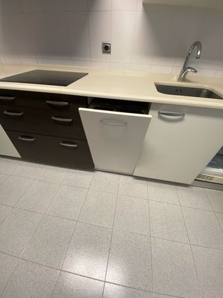 Cocina Moderna wenge y Blanca