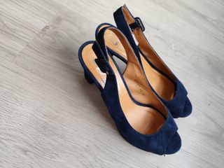 Zapatos Gadea Azul Abiertos