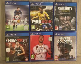Pack 6 Juegos PS4