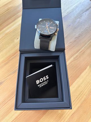 Reloj Hugo Boss Negro Original