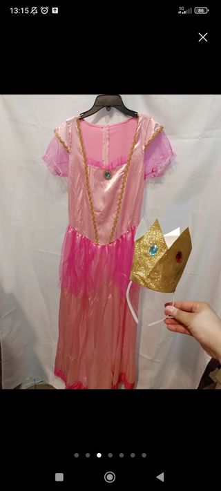 Disfraz Princesa Peach Talla Única