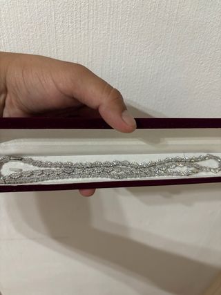 Collar y pulsera de plata