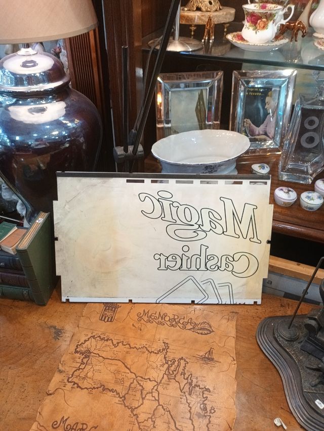 Cartel Casino Magic Cashier Decoración